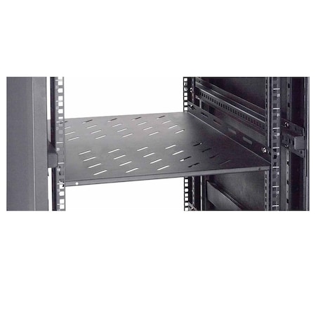 Global Industrial Vented Shelf, 19-1/2W x 29-1/4D x 2-7/8H, Black 239117